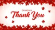 © labour - Canadian thanksgiving greeting with maple leaves