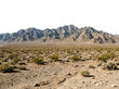 © Md - Desert landscape with rocky mountains and sparse vegetation in dry terrain transparent background