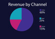 © DeepVisuals7 - Revenue by Channel Pie Chart with Online Retail and Partner Sales Distribution Analytics