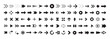 © mkpn - Large set of black arrow icons for web navigation and digital interface design usage
