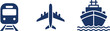 © RSDESIGN - Travel and transportation set