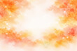 © SatoYa - 秋の紅葉をイメージした抽象水彩背景　温かみのあるパステルカラーと余白のデザイン
