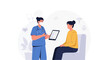 © Alika - Medical Consultation Demonstrating Healthcare, Diagnosis and Wellness Discussion With a Patient