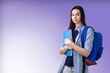 © BillionPhotos.com - Happy young school student standing on background