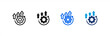 © Redemption_art - Process Optimization Gear Growth Icon multiple style collection. Vector illustration.