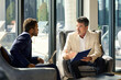 © Guille Faingold/Stocksy - Office Lounge Team Brainstorm