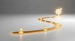 © MAMA Studio - An arrow hits the center of a glowing target at the end of a golden path, symbolizing ultimate business achievement