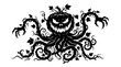 © Digen - Black jack o lantern with tentacles.