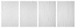 © Kwangmoozaa - Blank white crumpled and creased paper poster texture set isolated background