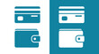 © Digital-Tech - Credit card and wallet finance icon set