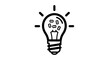 © Fandi Comp - Conceptual illustration of an illuminated light bulb filled with pills on white