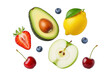 © Ms Vector - Assorted fresh fruits and berries isolated on transparent background