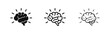 © drawing lines - Brain Idea Intelligence and Creativity Icon Set