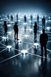 © Rawpixel.com - Connected silhouettes on digital network