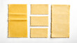© ArtBeauty - Raw lasagna pasta sheets on white background for cooking or recipe