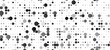 © ABD - Abstract grayscale bubble pattern background, random circles of various sizes, modern decorative geometric wallpaper, minimalist dotted composition.
