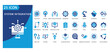© berkah icon - system integration icon set of automation, settings,robotic process automation, engineering, digitalization, robotic, onboarding, process, transformation, deep learning, operational system, test
