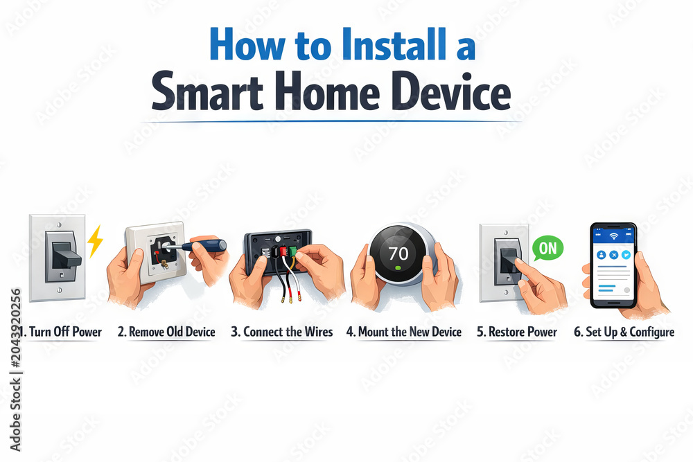 Step-by-step guide on installing a smart home device for enhanced ...