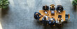 © Nan Shen - Top view of group of multiethnic busy people working in an office, Aerial view with businessman and businesswoman sitting around a conference table with blank copy space, Business meeting concept