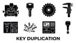 © GoDesigner - Key duplication machine and tools for making copies of keys, professional equipment, key cutting service.