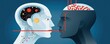 © Georgii - Human and artificial intelligence facing each other with connected brains and digital circuitry