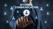 © MdSirazul - Internal Communication Business Technology Workflow Management Concept
