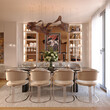 © murattellioglu - luxury home kitchen and dining room, 3d rendering