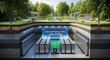 © Adam - Digital display panel for a grid buffer active energy storage system
