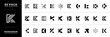 © GoRise - Set of Letter K logo icon design template elements