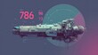 © MD JAHIRUL ISLAM - Digital infographic style with spacecraft and dates, sleek modern look, soft neon palette