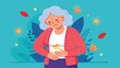 © Hn - Elderly Woman with Abdominal Pain during Autumn with Floral Accents