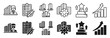 © Joniack - Property value icon set. Condition and neighborhood symbol