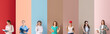 © Pixel-Shot - Women representing different professions and activities