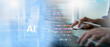 © Zerofukuman - AI tech background with artificial intelligence and big data analytics,representing innovative technology banner,digital wave signal,6G,ai agentic,smart city infrastructure,cloud computing interface
