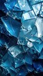 © Dina - Abstract Blue Crystal Fragments Background.