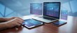 © Andrei - Trader Multi-Screen Laptop Tablet Stock Market Finance Technology