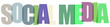 © SMNAFISUR - Colorful 3d social media text on transparent background