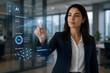 © weerayut - Businesswoman Using Futuristic AI Interface