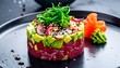 © Yvonne Bogdanski - Fisch Tartar mit Avocado und Wasabi