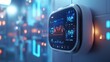 © GoDress - Futuristic medical display in a modern hospital room