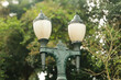 © Fernando de Jesus - Old colonial iron lamppost with two lights, in Largo da Ordem, city of Curitiba, Paraná, southern Brazil.