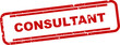 © NasimaH - Red rubber stamp with consultant text business services and professional advice concept