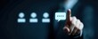 © Thi - The connection is vital in a live chat dialogue that focuses on a helpful customer service interaction for all online users.
