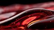 © Canvas Alchemy - Liquid movement displays red flow