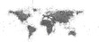 © Welcome - Black halftone dot pixel world map