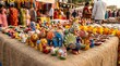 © nawrin - Diwali Colorful Toy Gift Stall Market Festive Shopping India Photo