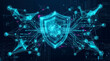 © Karina - Digital Shield Security Network Protection Technology Concept.