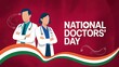 © FOYEZ - National doctors day celebration with male and female doctors