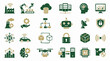© Colorwave Studio - Digital Industry & Technology Icons: AI, IoT, Robotics, Data, Security