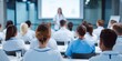 © Kate - Medical professionals attending hospital training seminar in conference room for continuing education and clinical staff development